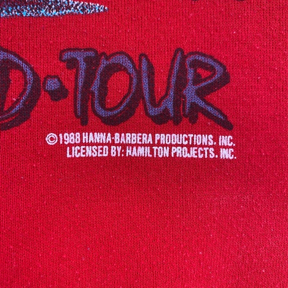 Vintage 1988 Rolling Flintstones World Tour Crew